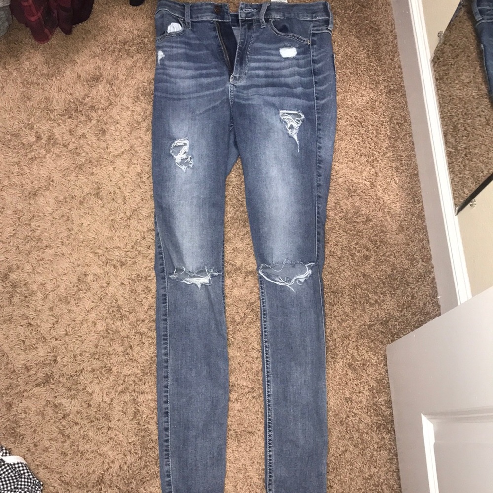 Hollister ripped jeans